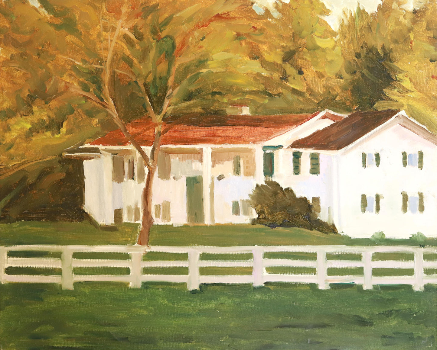 Golden Glow of Autumn Manor