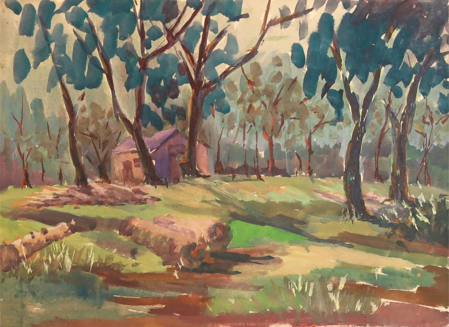 Autumn Retreat in the Woods