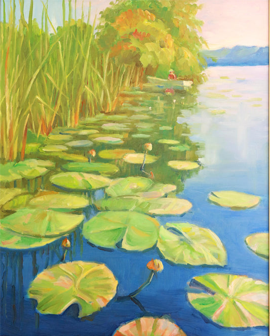 Serene Lotus Pond