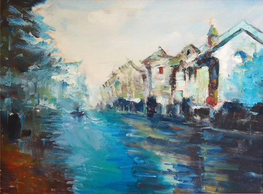 Morning Serenity in Water Town‌