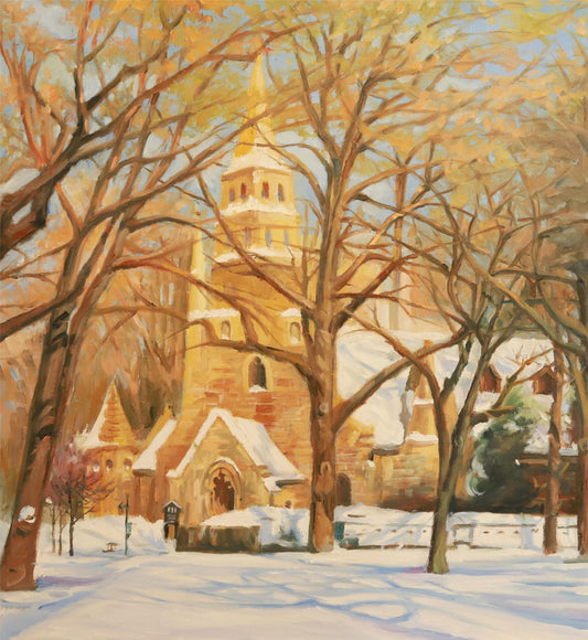 Golden Morning Light at Winter Castle