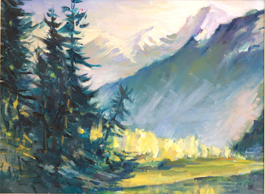 Morning Light in the Woods